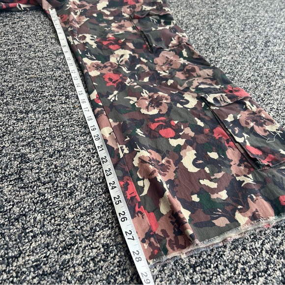 Anthropologie Pilcro Printed Cargo Wide Bootcut Pants - ALTERED - Picture 9 of 11